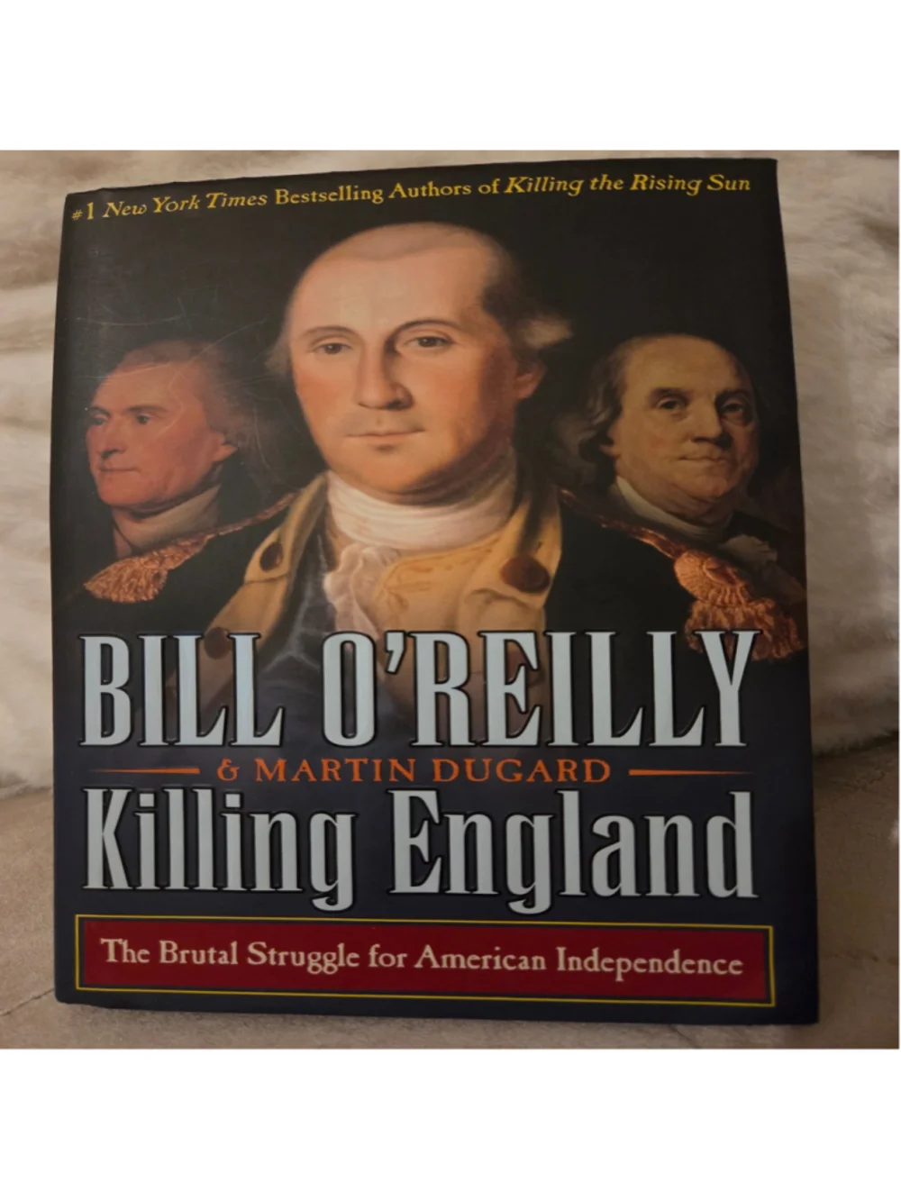 Killing England by Bill O'Reilly Hardcover Book, Black and Red, One Size
